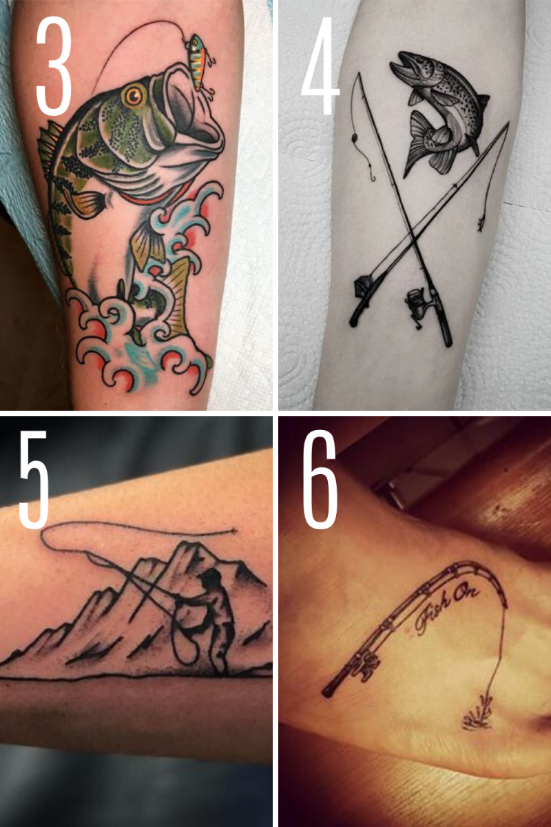 Amazing Fishing Tattoos - tattooglee  Fish tattoos, Small