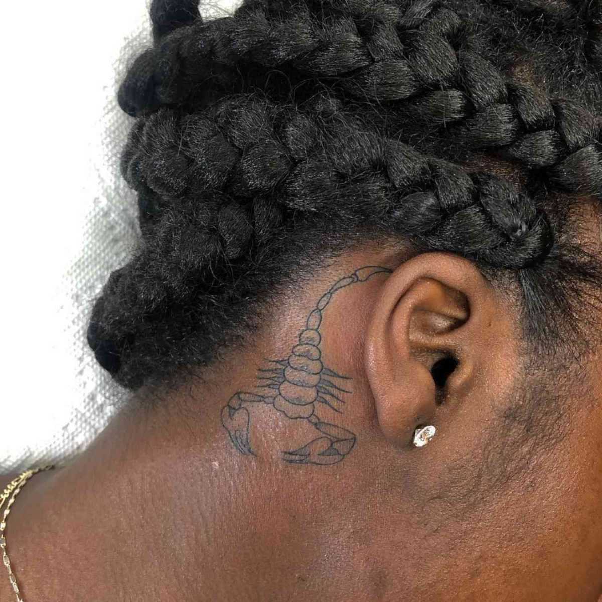 Behind the Ear Tattoo Ideas That Are Creative and Cool