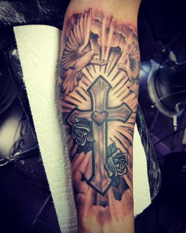 Best Cross Tattoos Design Ideas (with Meanings)  Tattoos Spot