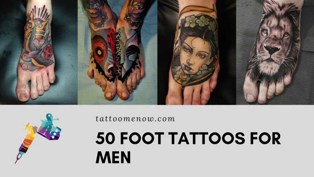 Foot Tattoo Designs for men