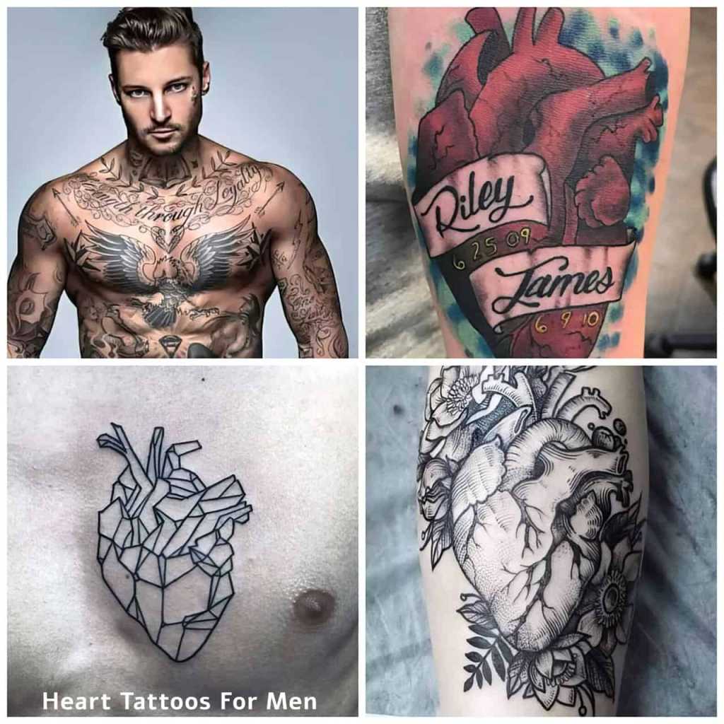 Heart Tattoos With Profound Meaning For Men