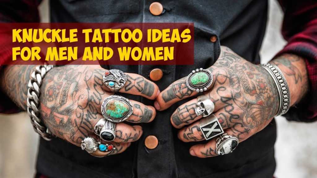 Knuckle Tattoo Ideas for Men and Women