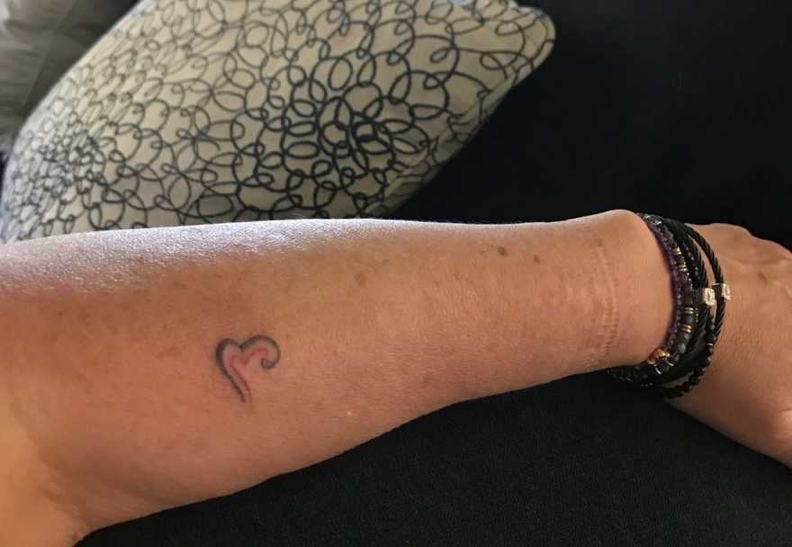 Proudly Wearing My Heart On My Sleeve  by Pam Aks, M.S
