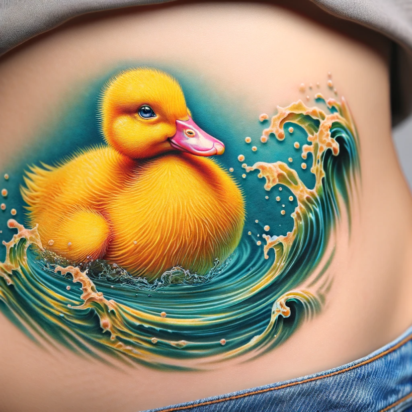 Quack-tastic Style: Ducky Tattoos in the World of Fashion