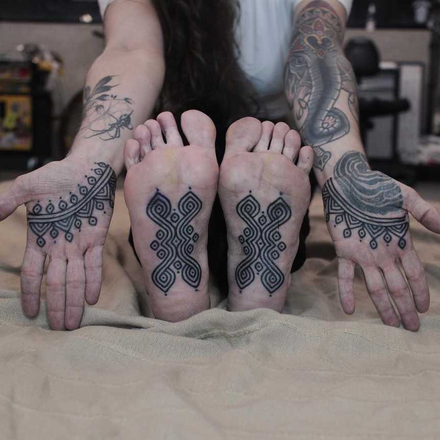 Tattoo uploaded by Tattoodo • Foot tattoo by James Lau #JamesLau