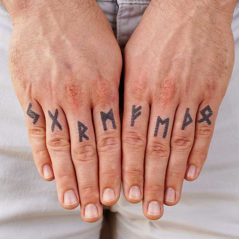 The Coolest Knuckle Tattoo Ideas in  (Man & Woman) – TattooIcon