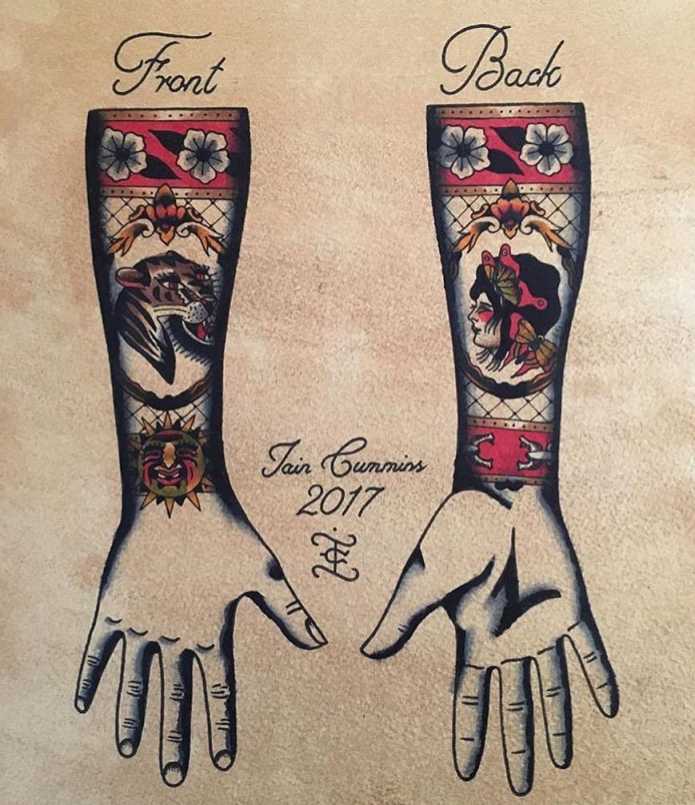 Traditional Flash by Iain Cummins  Traditional tattoo prints