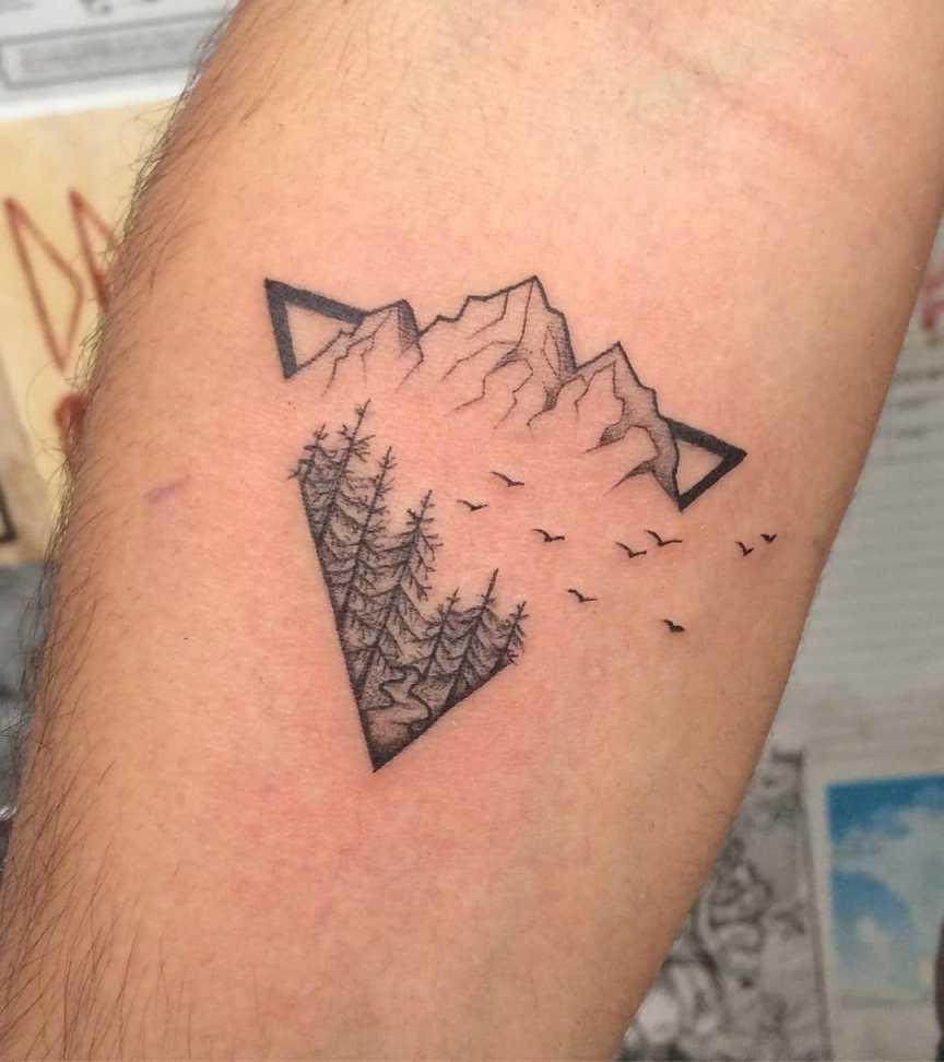 Amazing Mountain Tattoo Ideas You Need To See!  Small tattoos