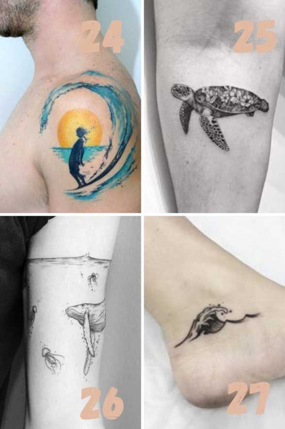 Amazing Ocean Tattoo Ideas Full of Wonder - TattooGlee  Ocean