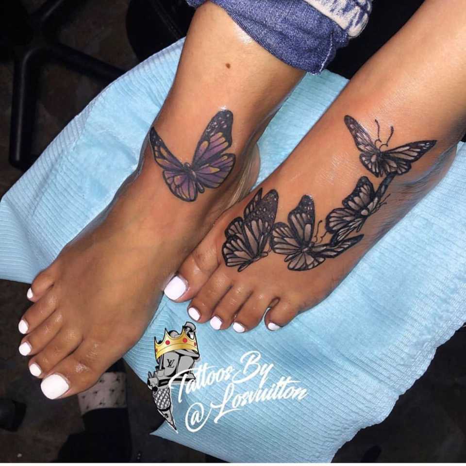 𝐁𝐀𝐑𝐁𝐢𝐢𝐄𝐒𝐎𝐒𝐀  Cute foot tattoos, Tattoos for women