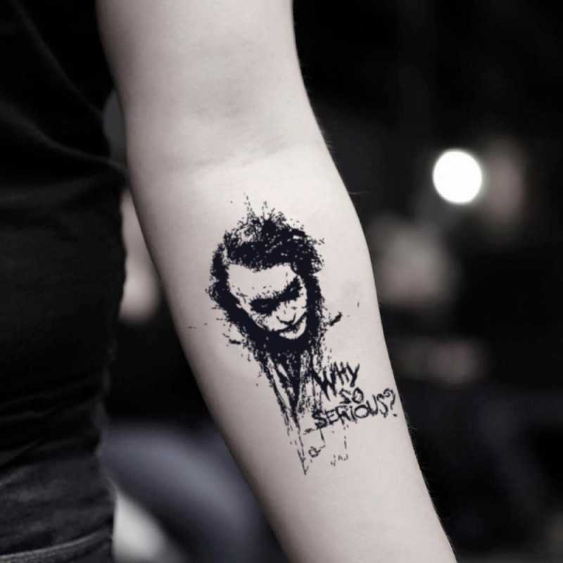 Batman Joker Tattoo Stencil  Kata Kata Bijak  Joker face tattoo