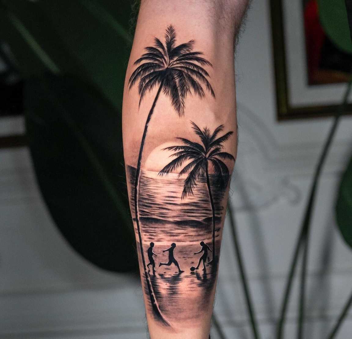 Beachy Tattoos Ideas: Capture the Sun and Sea in Beautiful Ink