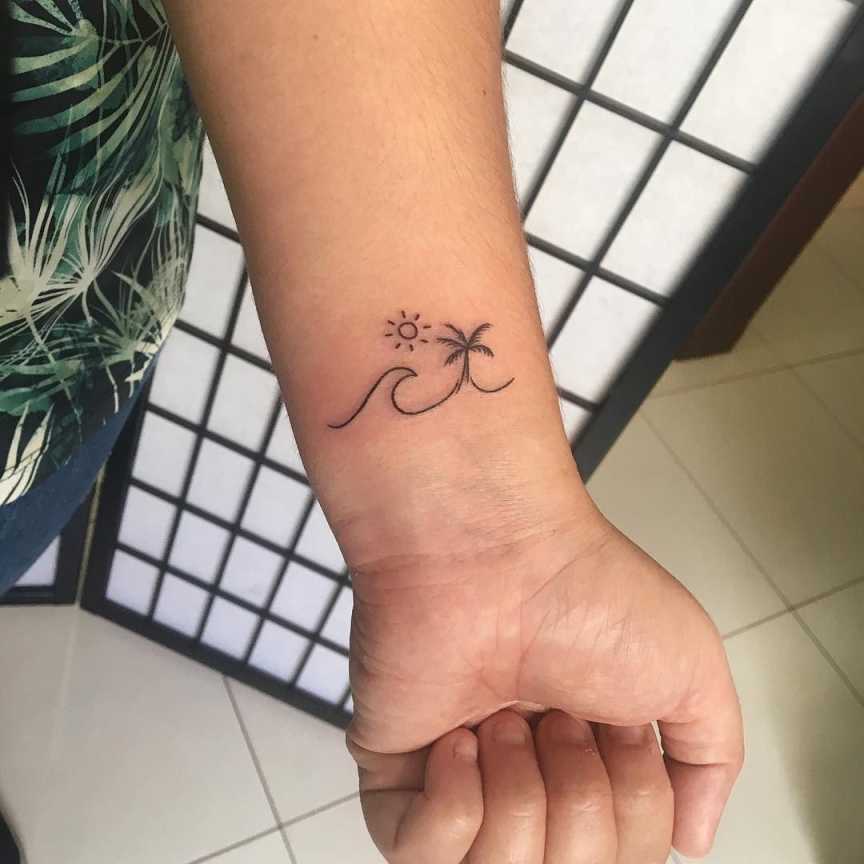 + Beachy Tattoos That Will Make Your Summer Memories Last