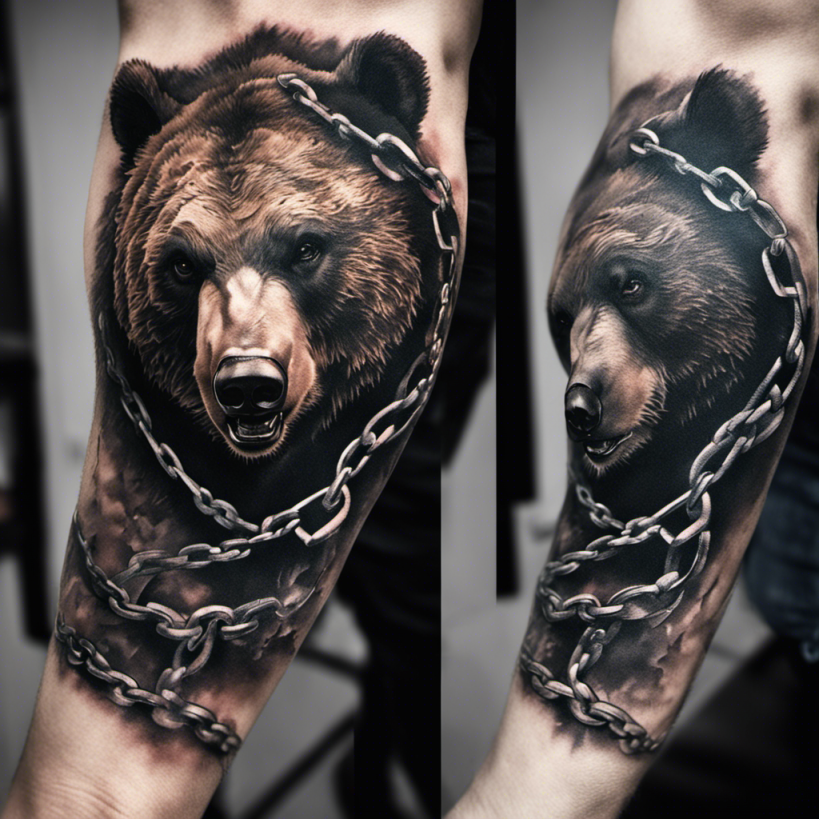 Bear Tattoo Ideas Created With AI  artAIstry