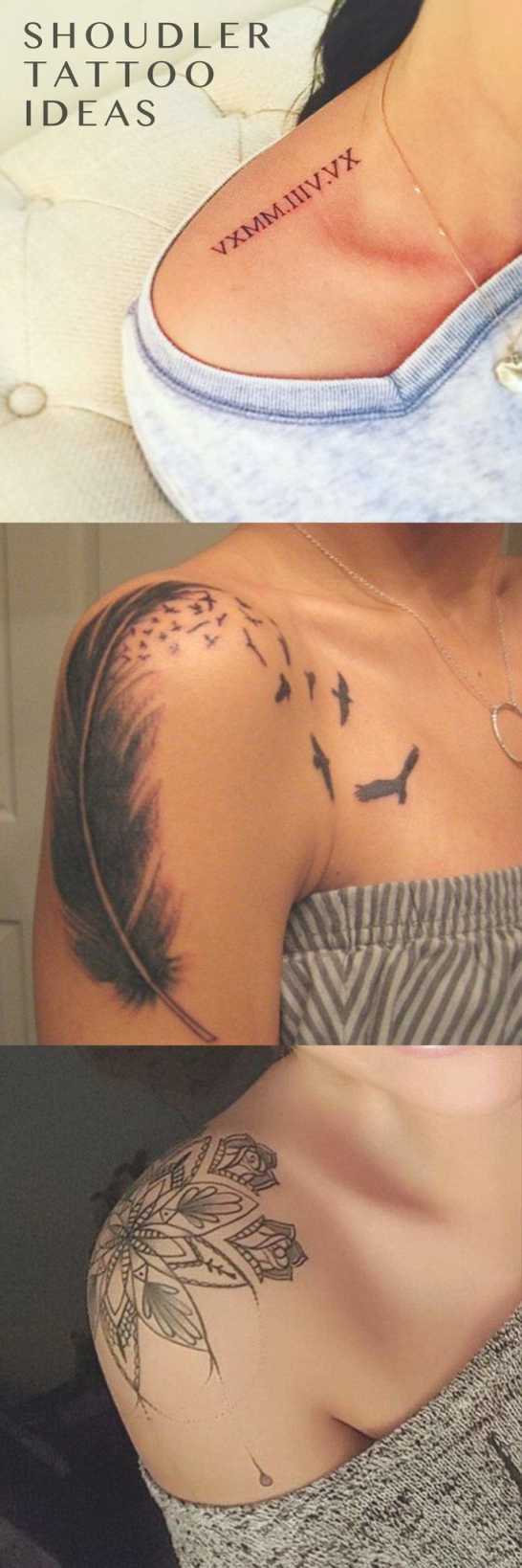 Beautiful Shoulder Blade Tattoos for Women - Explore + Images