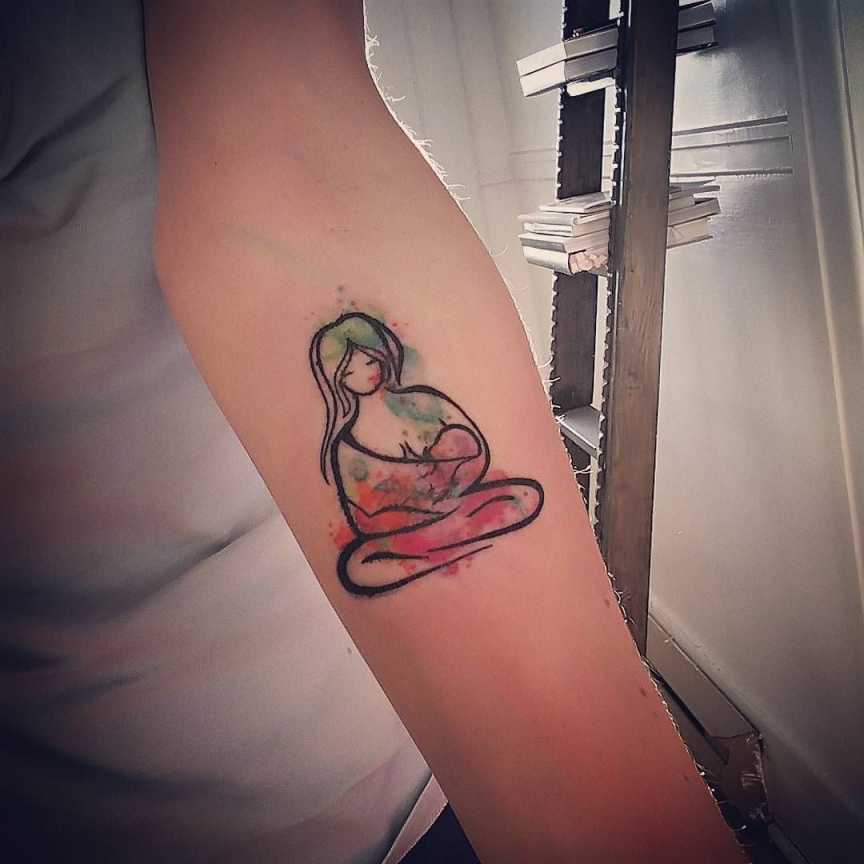 beautifully inspiring breastfeeding tattoos  Breastfeeding