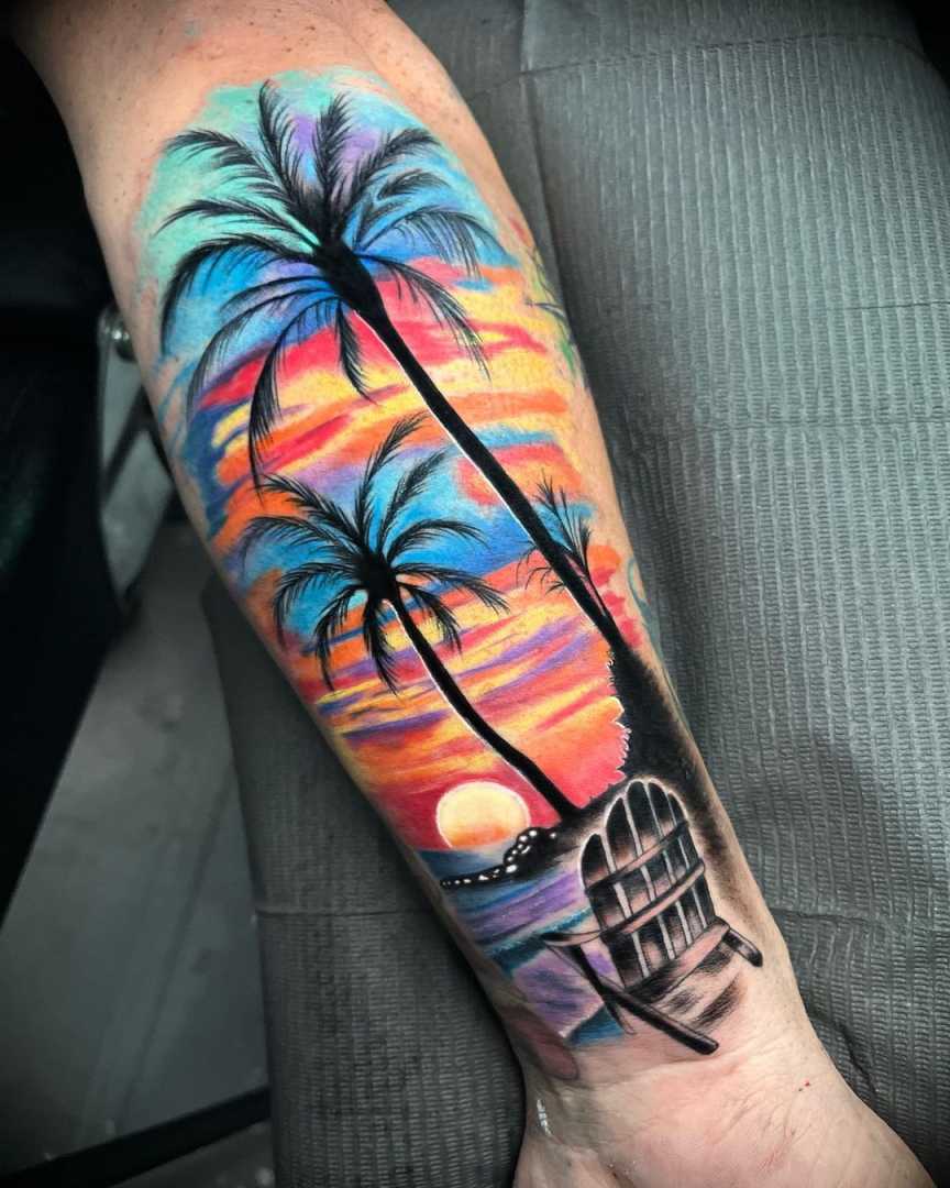 Best Beach Tattoo Ideas for the Ultimate Beach Lover for