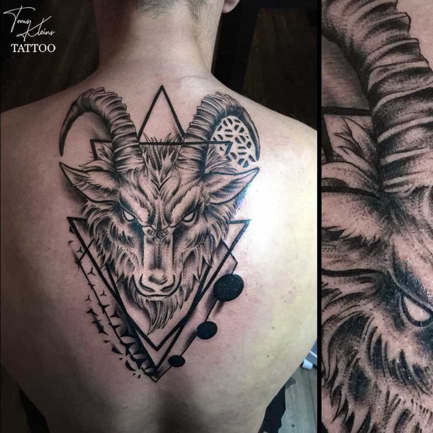 + Best Capricorn Tattoo Designs and Their Meanings  Back