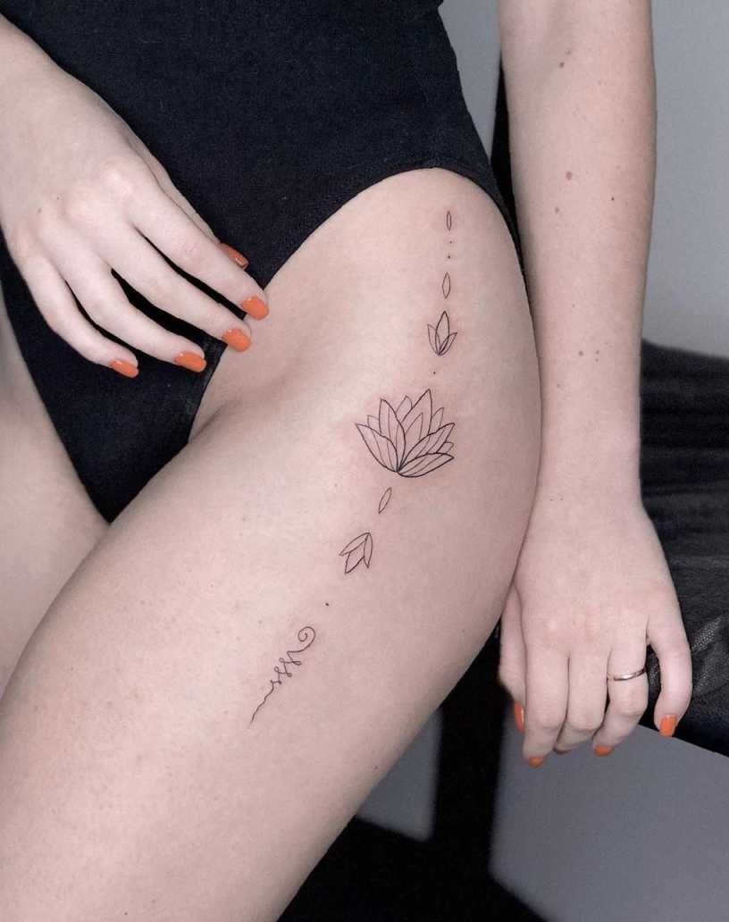 Best Leg Tattoo Idea Images for Women - SooShell  Small tattoos