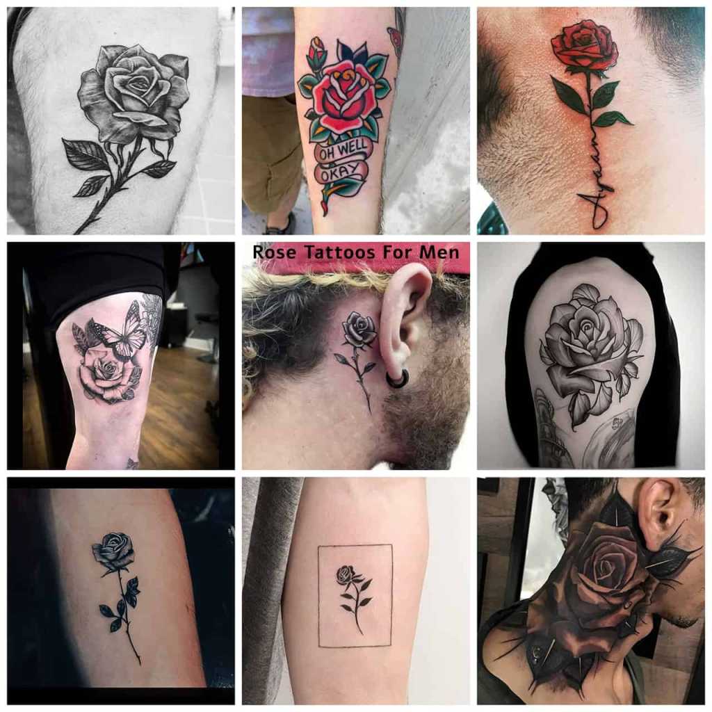 Bold And Masculine Rose Tattoo Designs For Men To Express Their