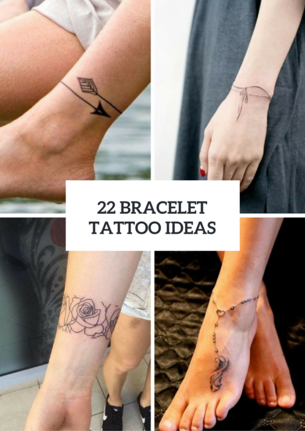 Bracelet Tattoo Ideas For Women - Styleoholic