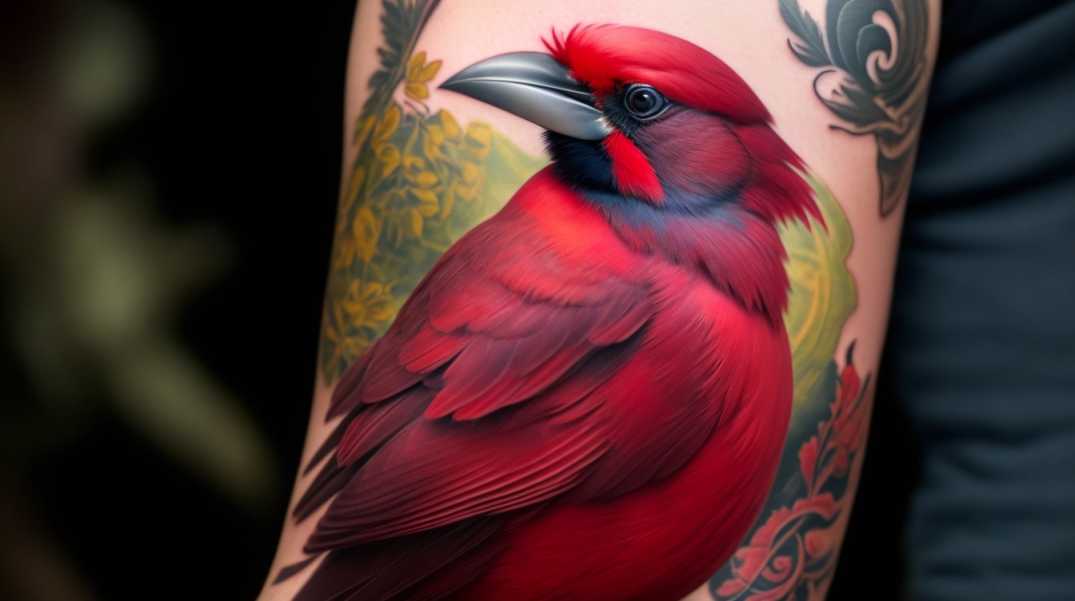 Cardinal Tattoos to Remember Loved Ones: Symbolism and Design