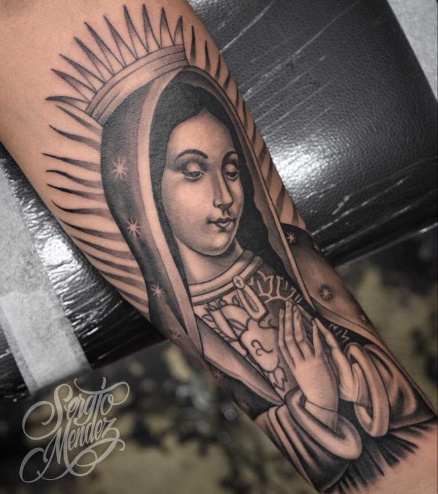 Chicano Virgen De Guadalupe Tattoo