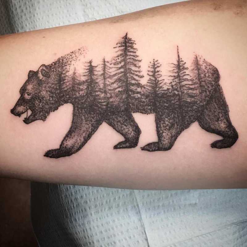 cool bear tattoo design ideas and meanings - Legit