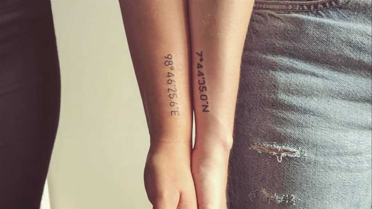 Coordinate Tattoos To Connect You To A Special Place