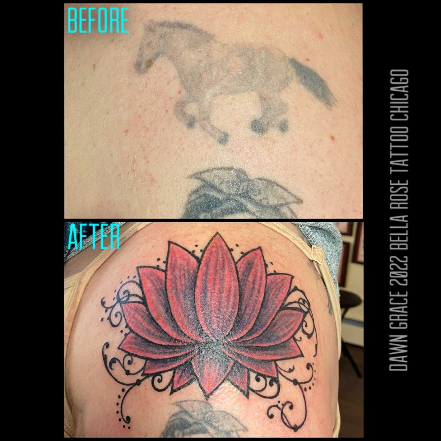 cover-ups & reworked tattoos — bella rose tattoo