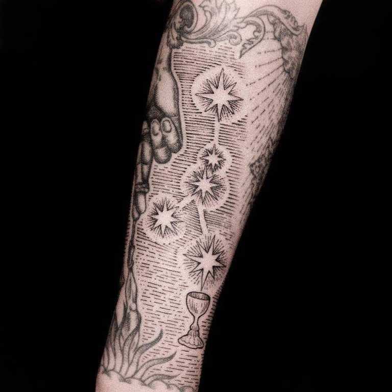 Dogma Noir  Tattoo background, Tattoo filler, Woodcut tattoo