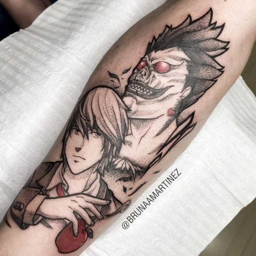 düstere Death Note Tattoos - Tattoo Spirit