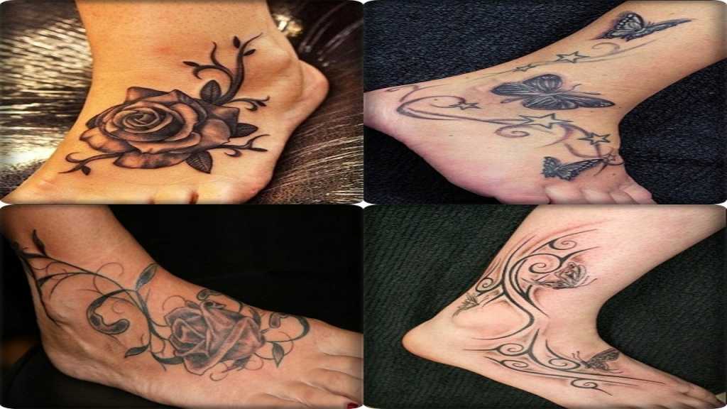 Elegant Foot Tattoo Designs for Women:Amazon