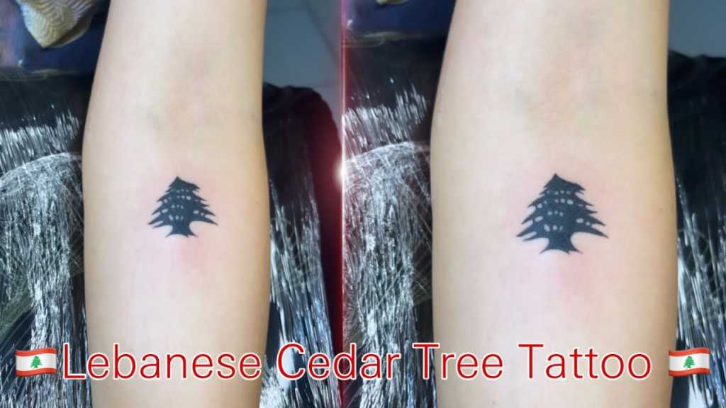 EP - Part - 🇱🇧Lebanese Cedar Tree Tattoo 🇱🇧