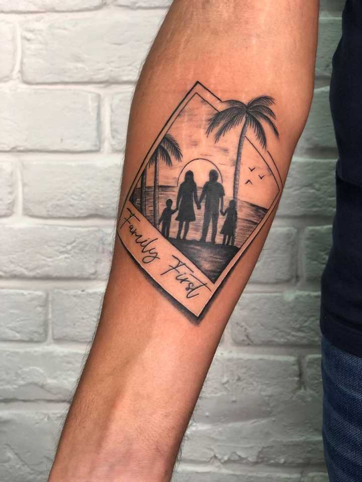 Family Tattoo Art  Kamzinkzone   Tattoos for guys, Family