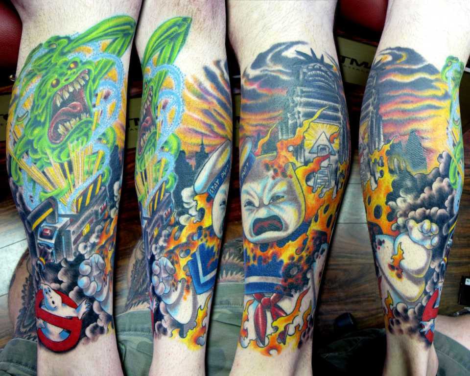 Ghostbusters tattoo  Nerdy tattoos, Tattoos, Best tattoo designs