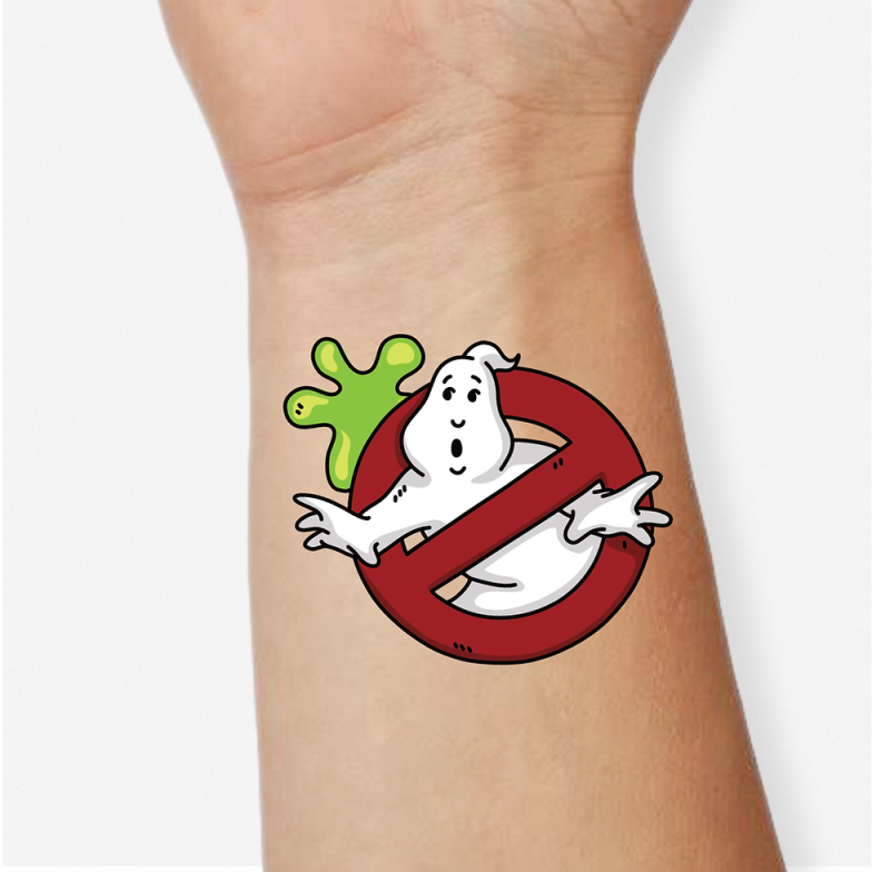 Ghostbusters Temporary Tattoo  Mi Ink Tattoos