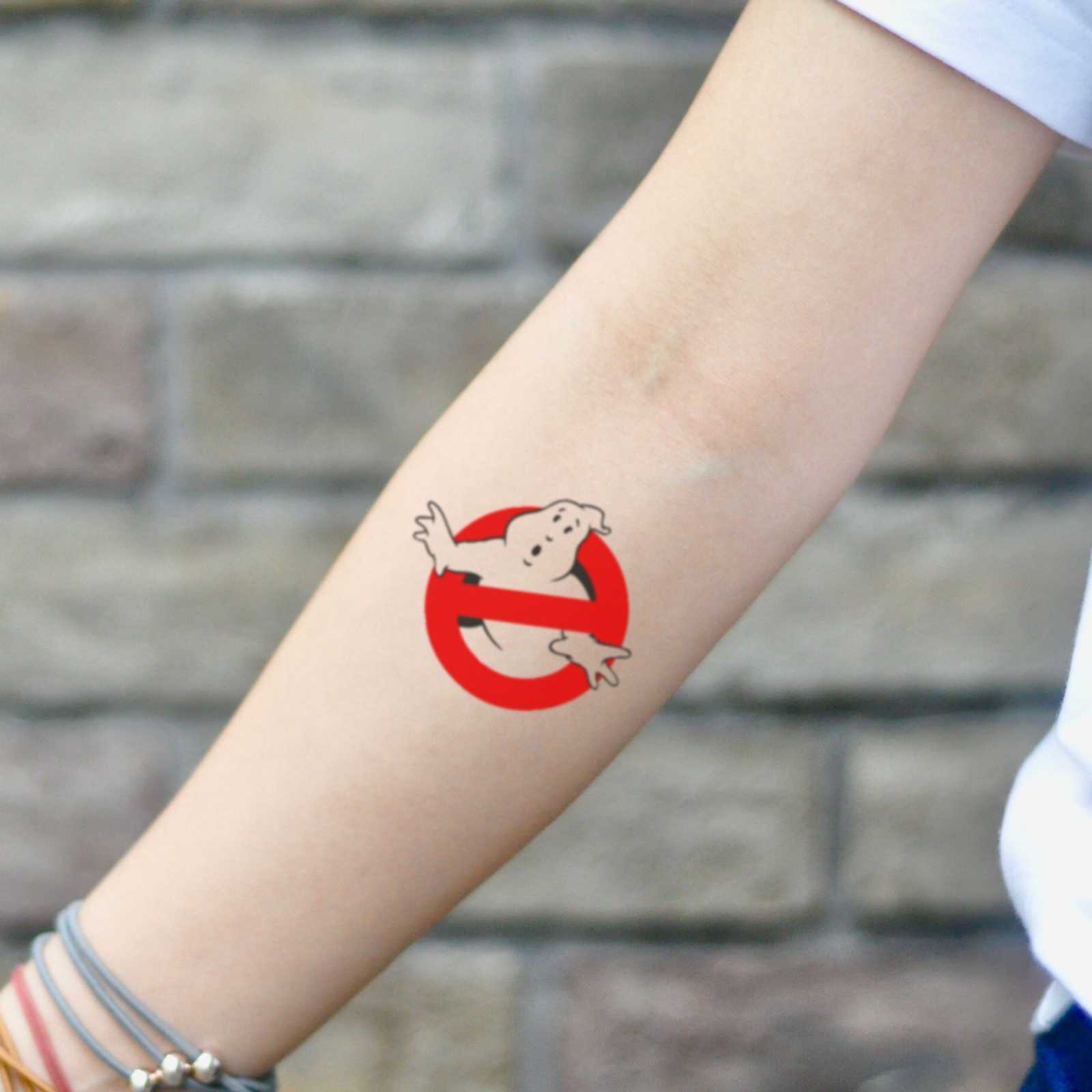 Ghostbusters Temporary Tattoo Sticker - OhMyTat  Tattoos, Tattoo
