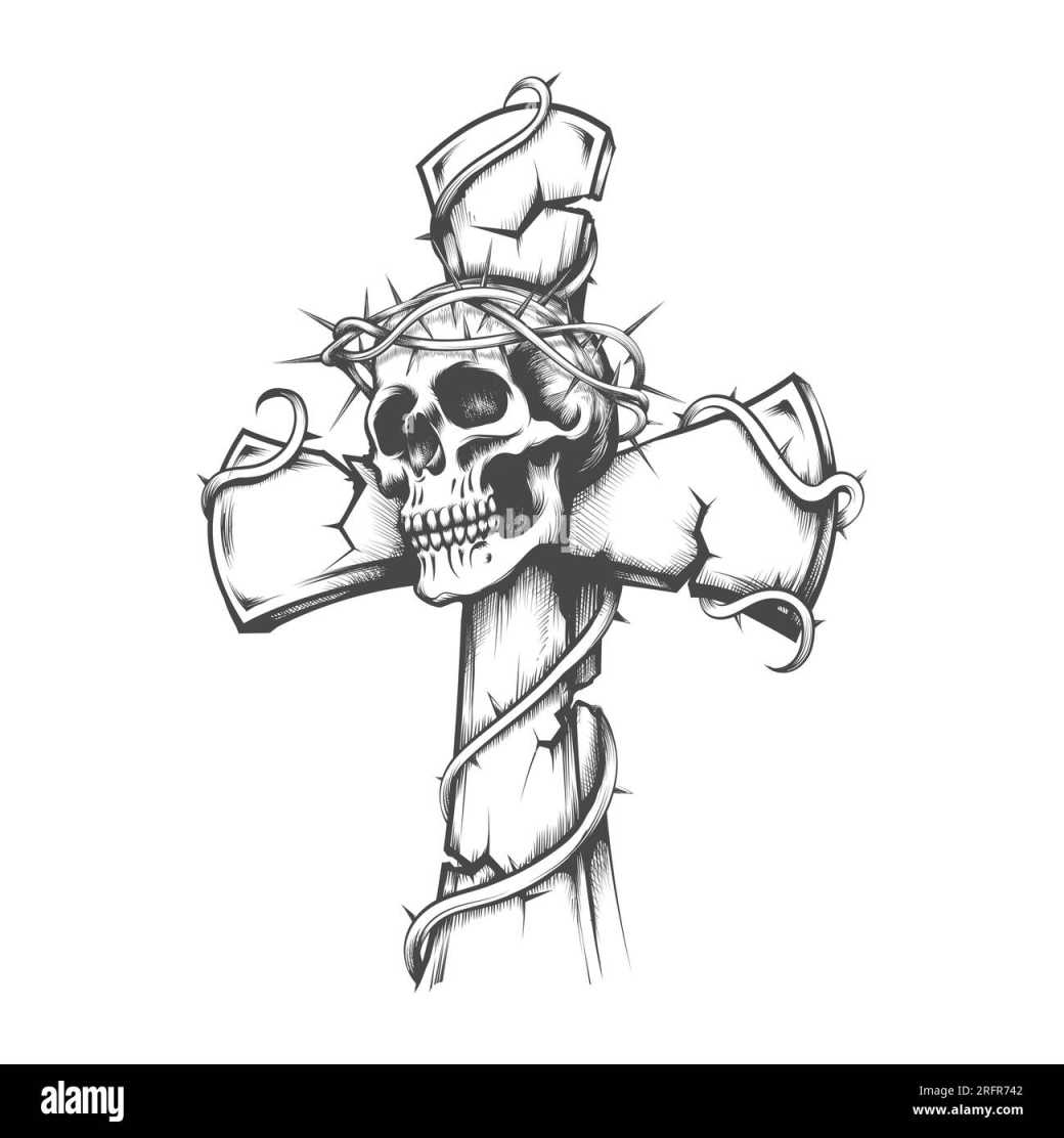 Grave tattoo Cut Out Stock Images & Pictures - Alamy