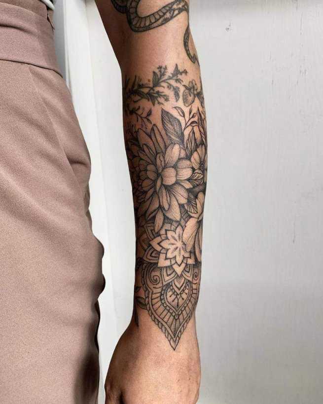 Half-Sleeve Tattoos for Women [ Inspiration Guide]  Half
