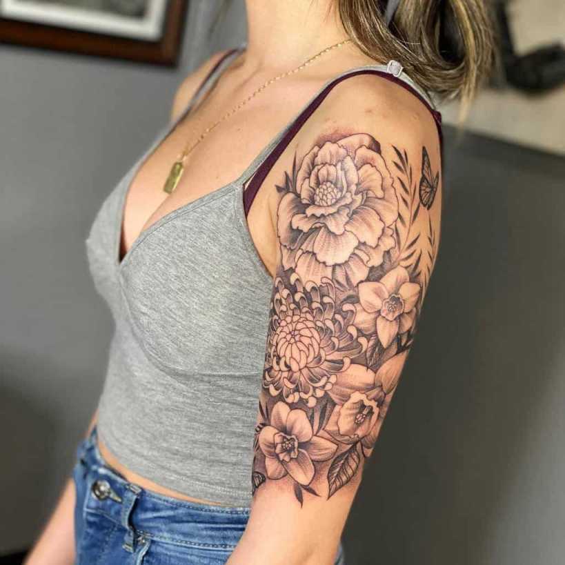 Half-Sleeve Tattoos for Women [ Inspiration Guide