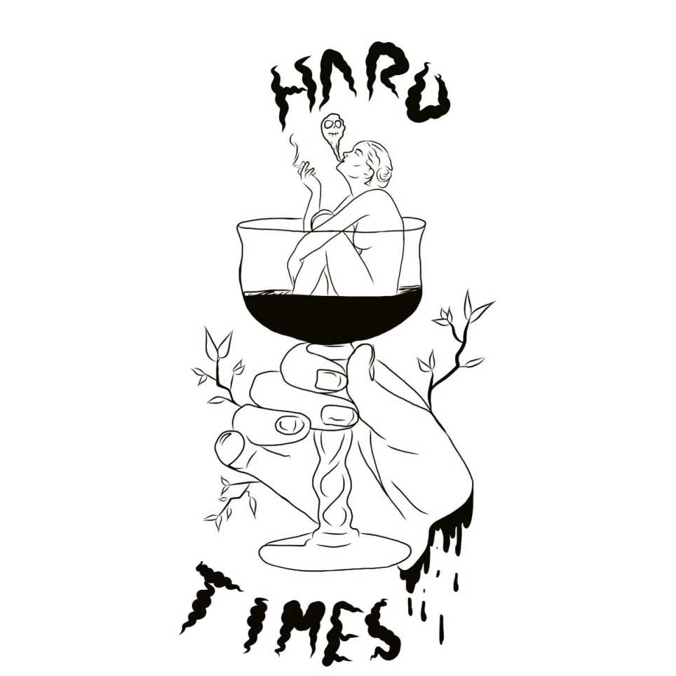Hard times tattoo design by @bobs_tattoos
