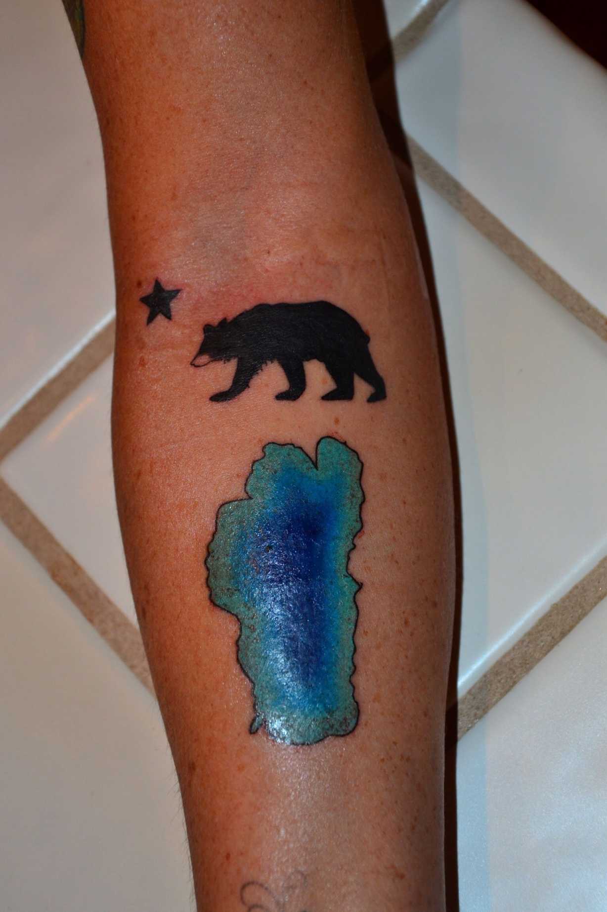 I want the outline of lake tahoe as my tattooMIND CHANGED