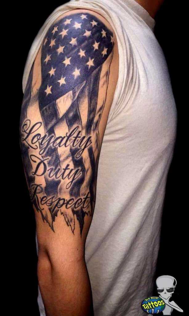 Inspiring American Themed Patriotic Tattoos