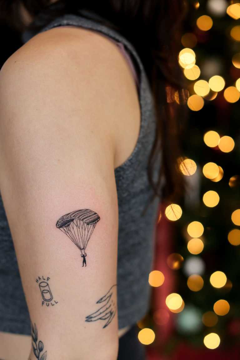 Latest Parachute Tattoos  Find Parachute Tattoos