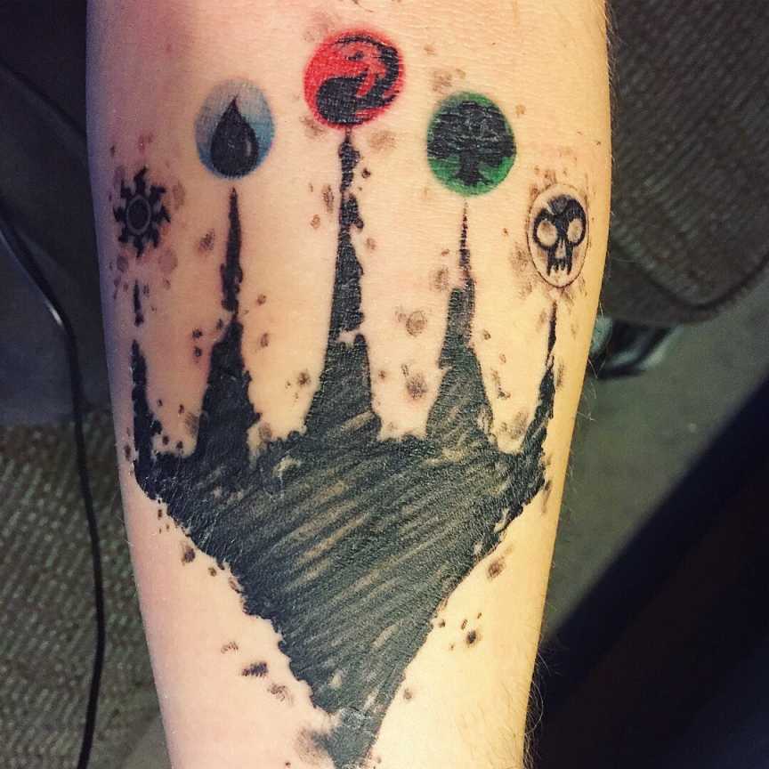 Magic the Gathering! • bitter-fruit-better-living: My new ink on my