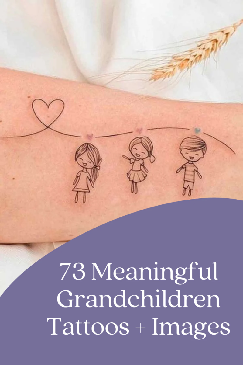 Meaningful Grandchildren Tattoos + Images - TattooGlee