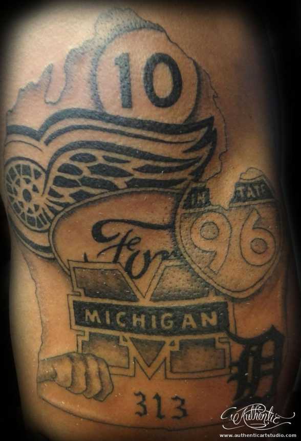 michigan tattoo ideas - Google Search  Michigan tattoos, Detroit