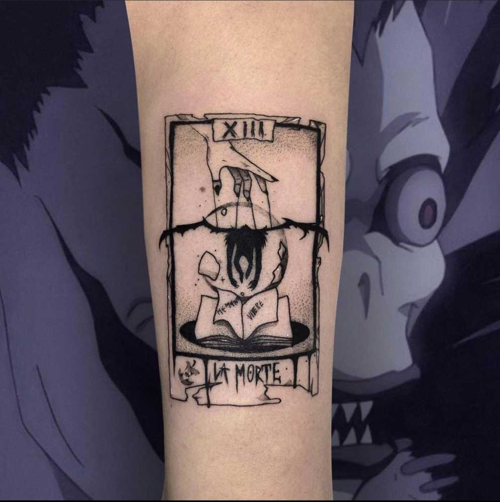 My Death Note tattoo (Source: Artist