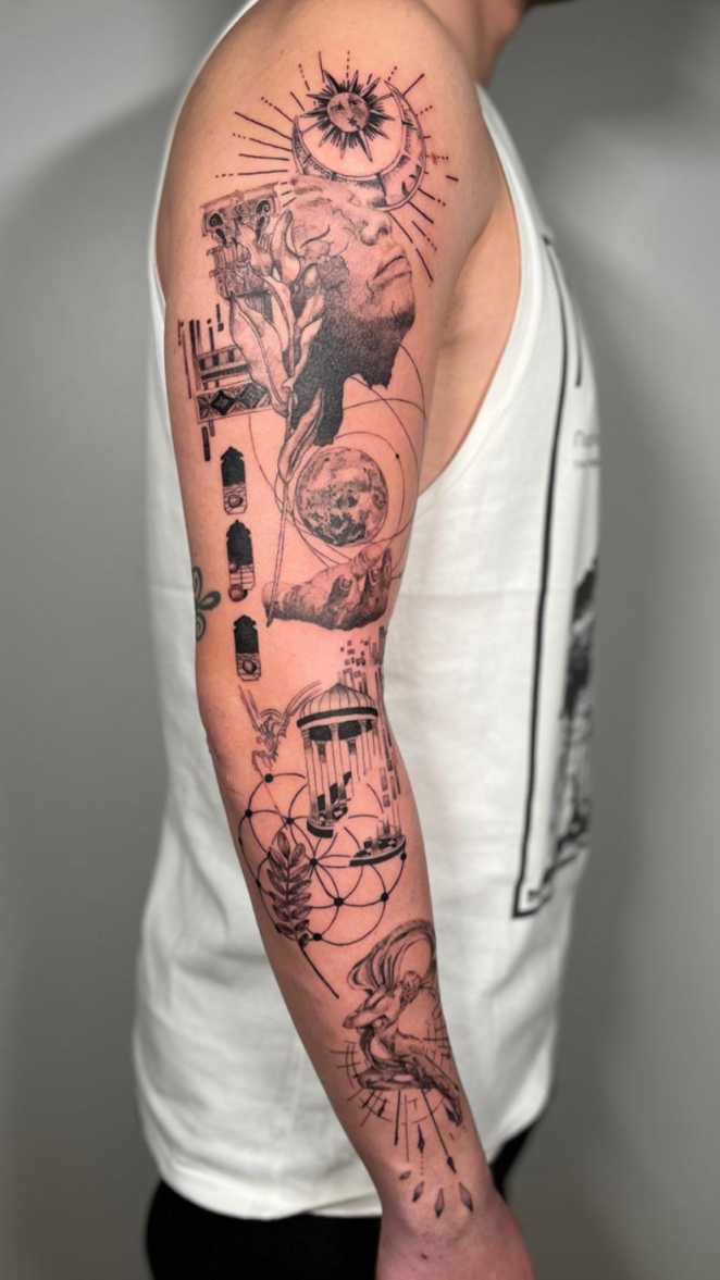 My recent sleeve tattoo from Oykup in Istanbul, Turkey! Deeply in